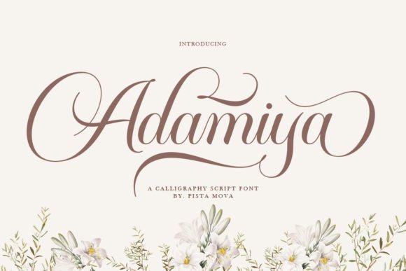 Adamiya: The Handwritten Font That Elevates Digital Branding