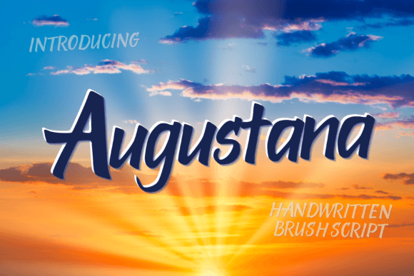 Augustana: The Handwritten Font That Lifts Your Brand
