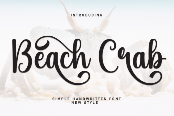 Beach Crab: A Sweet and Friendly Font for Creative Branding