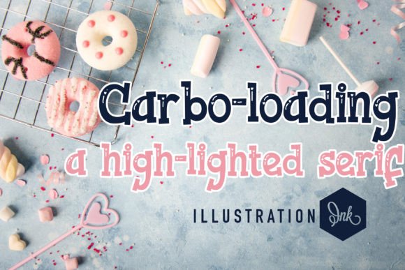 Carbo-loading: A Hand-crafted Serif for Crafters and Creators