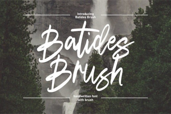 Crafting a Unique Brand Identity with the Batides Brush Font