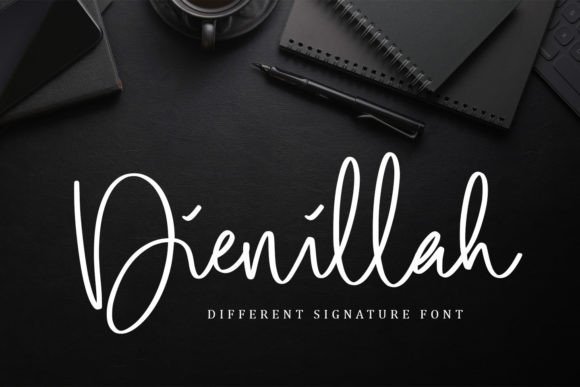Dienillah: A Charming Script Font for Creative Brand Expression
