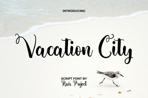 Elevate Your Web Design with Vacation City Font