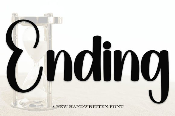 Ending: The Script Font That Wins Campaign Attention