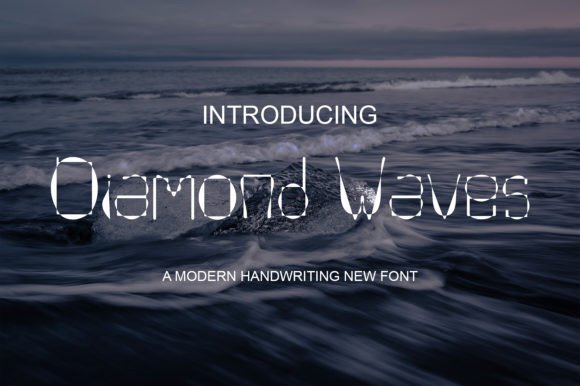 Enhance Your Editorial Design with Diamond Waves Font