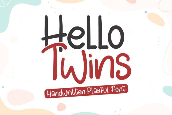 Hello Twins: The Playful Handwritten Font for Your Creative Shop