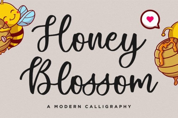 Honey Blossom: The Modern Calligraphy Font Your Brand Needs