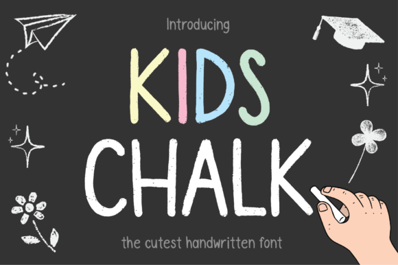 Kids Chalk Font: A Playful Digital Design Asset