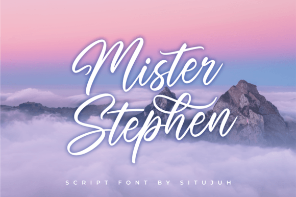 Mister Stephen: A Script Amp Font for Elegance