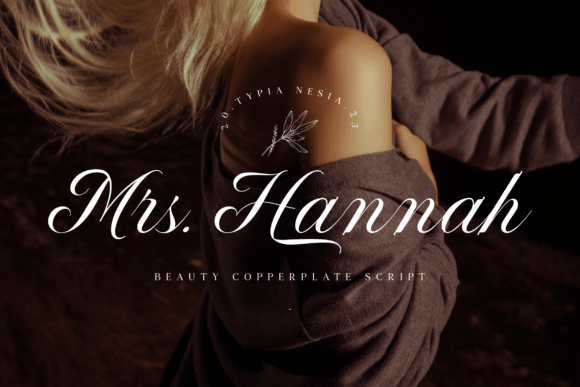 Mrs Hannah: A Craft Font for Elegant and Timeless Projects