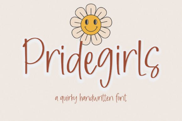 Pridegirls Font: A Handwritten Script for Modern Marketing
