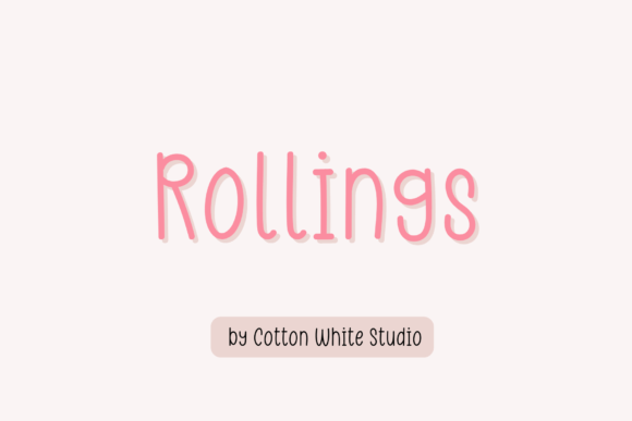 Rollings: A Charming Handwritten Font for Web Design