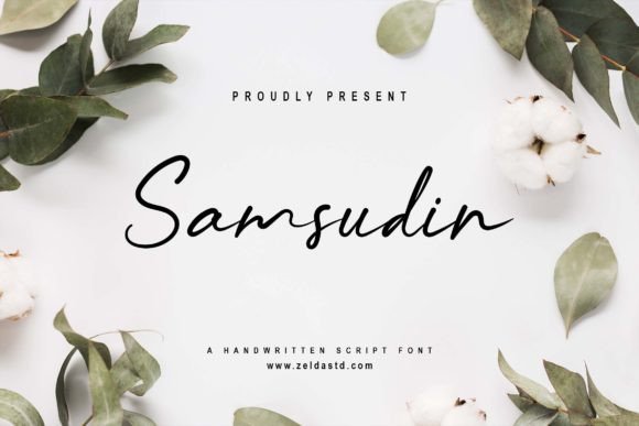 Samsudin: A Handwritten Script Font for Authentic Digital Brands