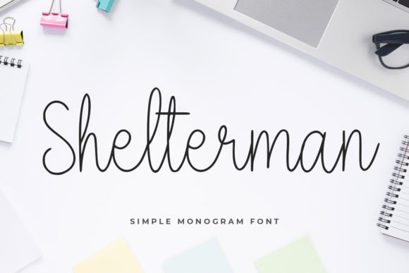 Shelterman: A Sweet Handwritten Font for Digital Design