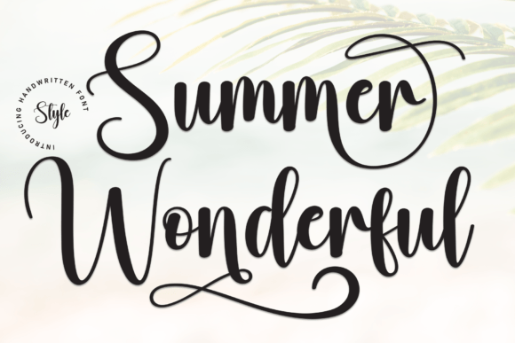 Summer Wonderful: A Font Designed for Campaign Visibility and Clarity
