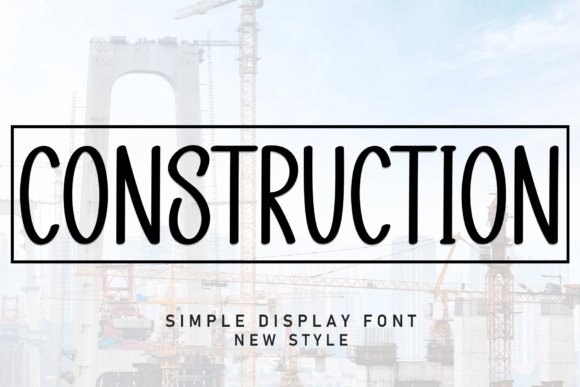 The Construction Font: A Sweet Foundation for Editorial Design