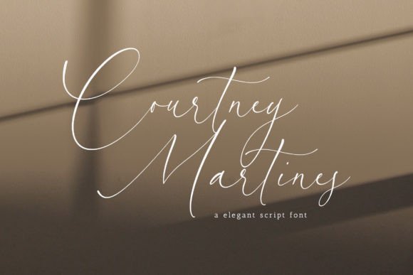 The Courtney Martines Font: Elegance in Every Handmade Detail