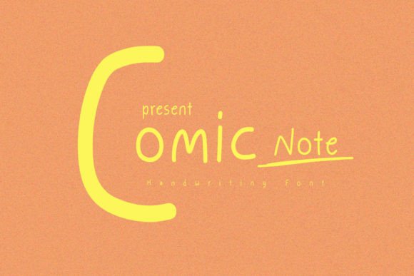 The Playful Charm of Comic Note: A Font for Creative Makers