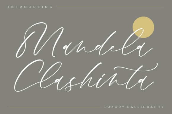 Using the Mandela Clashinta Font in Real Brand Design